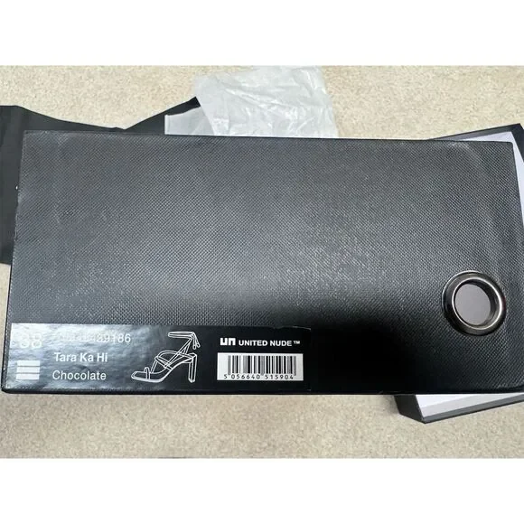 NIB United Nude Women's Tara Ka Hi Strappy Sandals Chocolate Size 38 - Picture 7 of 7